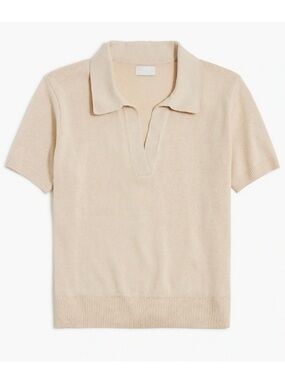 Aritzia Wilfred Free Cream Vonda Polo Size XXS
